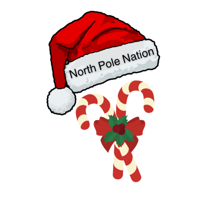 North Pole Nation Santa Corky badge